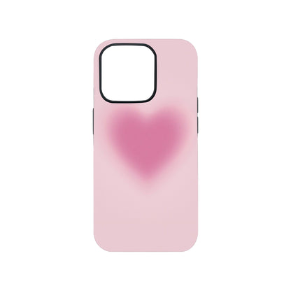 Blurry Pink Heart Phone Case.