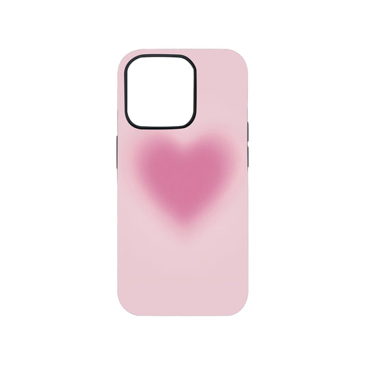 Blurry Pink Heart Phone Case.