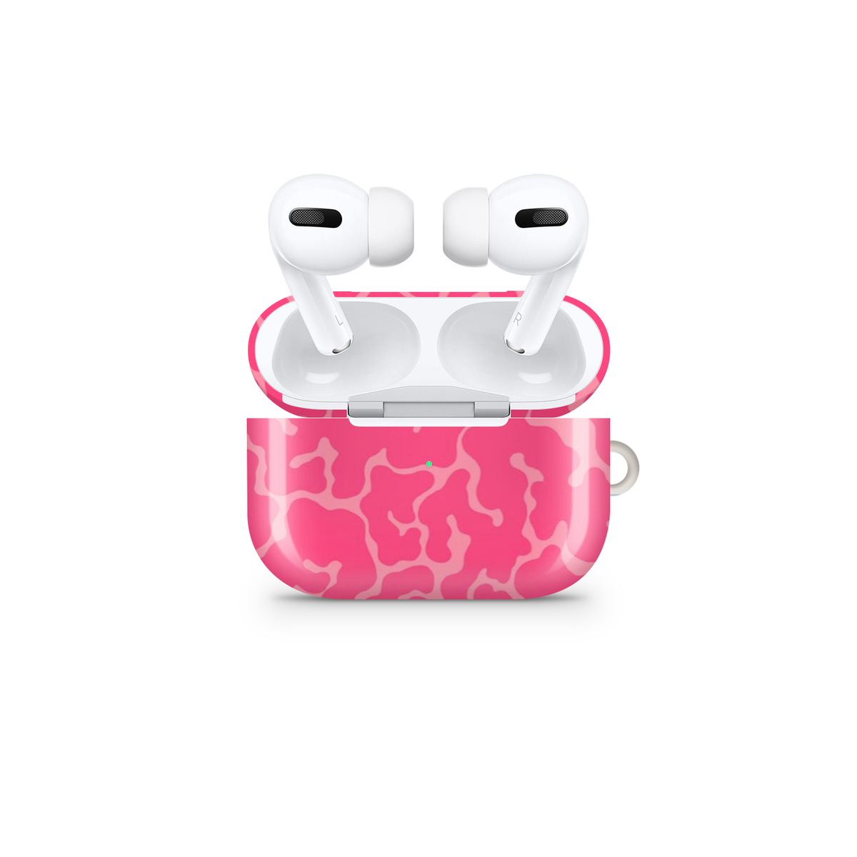 Wavy Pink Glossy Airpod Case