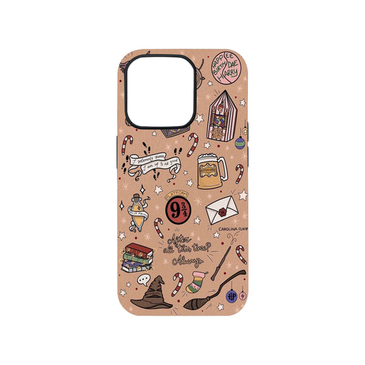 Magical Christmas in Hogwarts Phone Case | One.