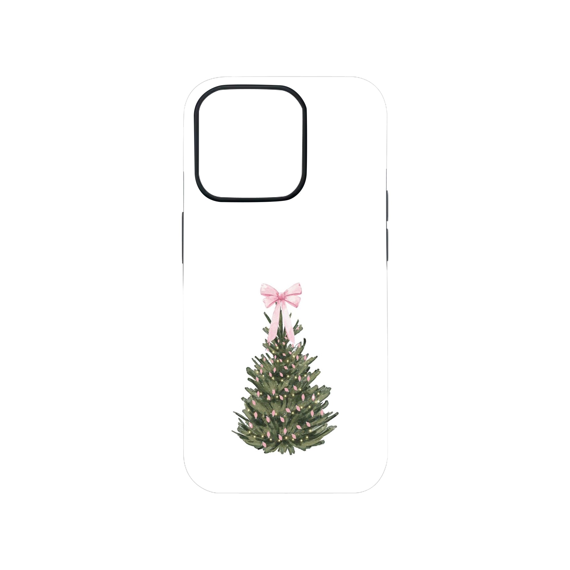 Pink Bow & Christmas Tree Phone Case. – Flex Cases
