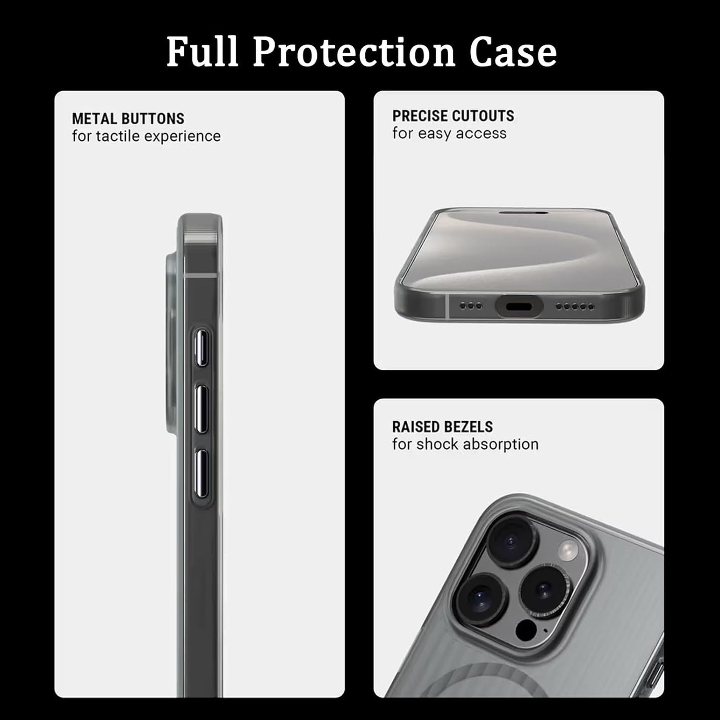 Premium MagSafe Beam Case- Grey