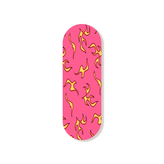 Pink and Yellow Flames Pop Slider.