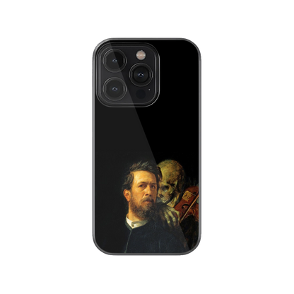 Self-Portrait with Death Playing the Fiddle Phone Case.