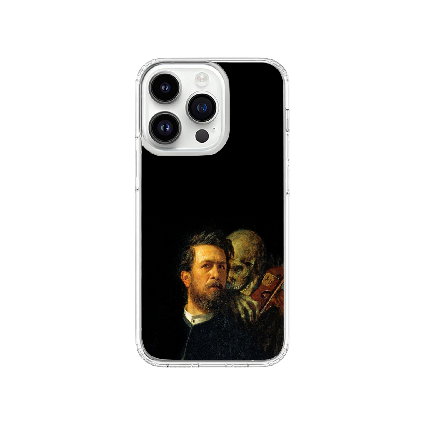 Self-Portrait with Death Playing the Fiddle Phone Case.