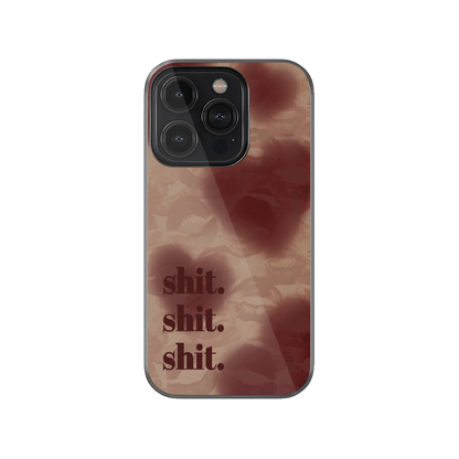 Shit Shit Shit Lips Pattern Phone Case.