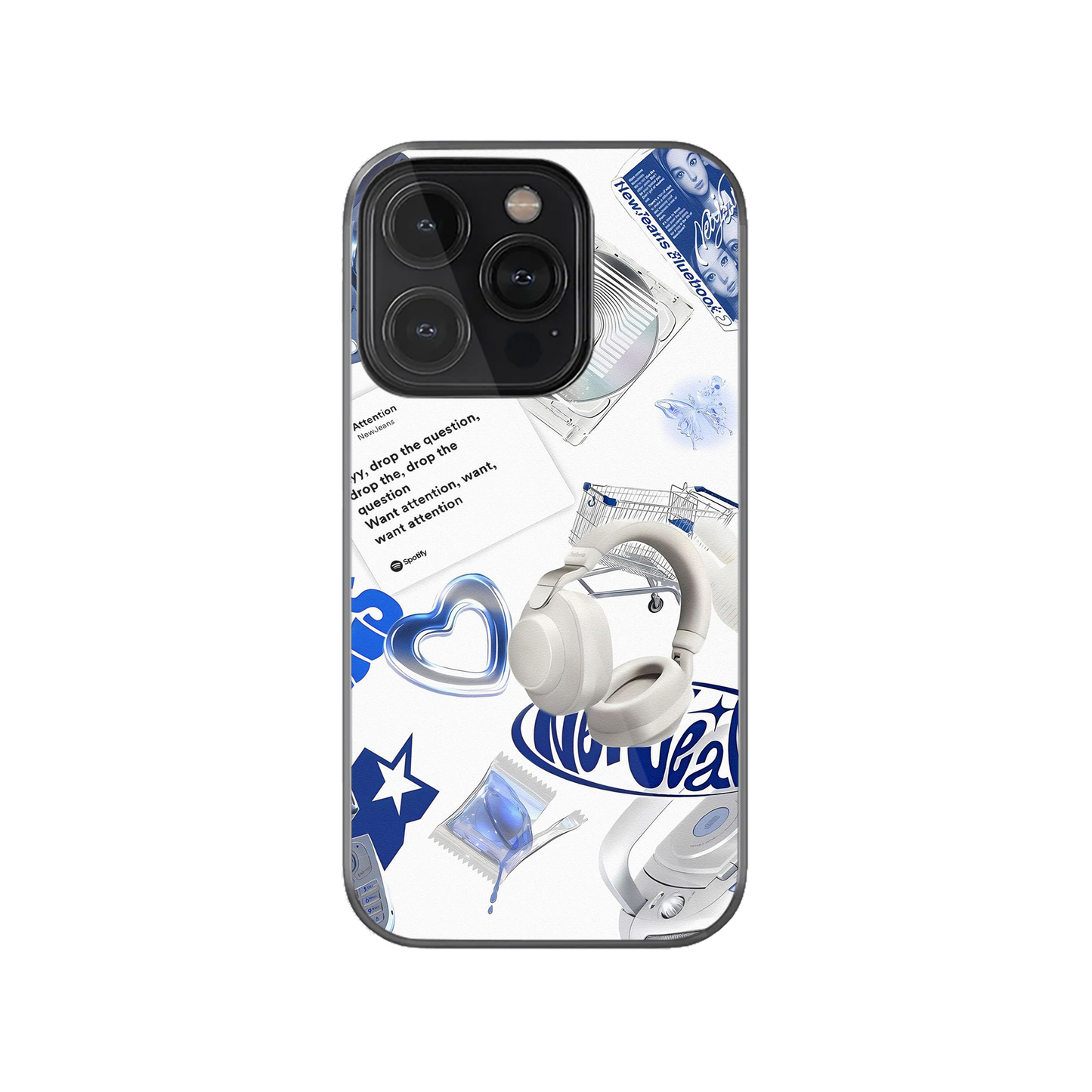 White Drip Phone Case.