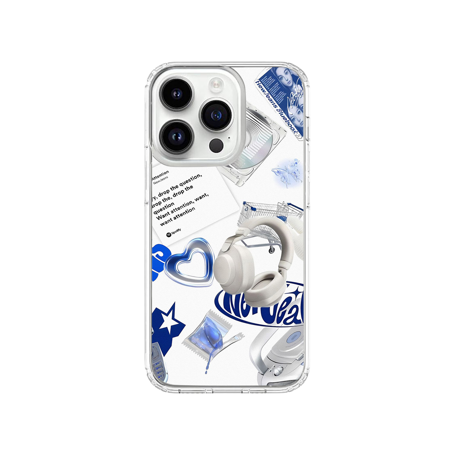 White Drip Phone Case.