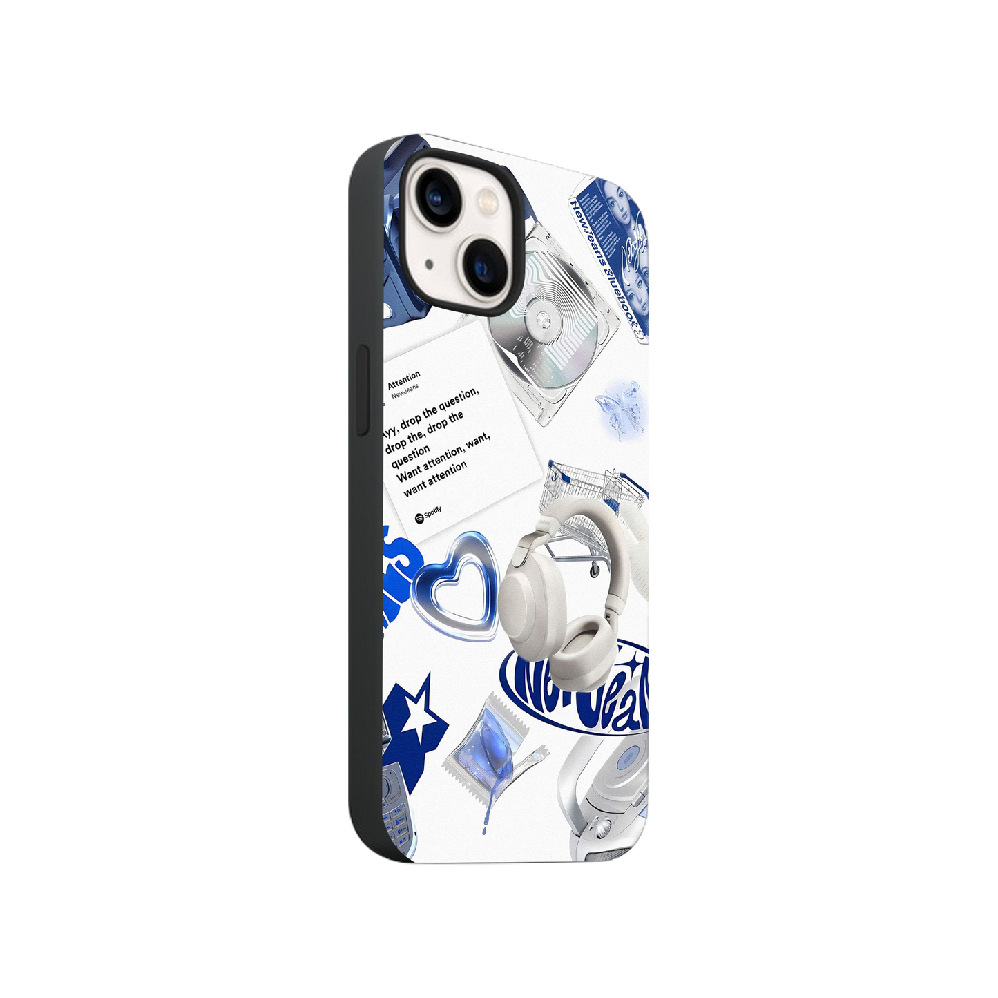 White Drip Phone Case.