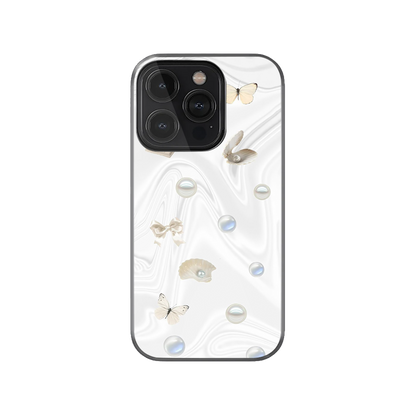 White Aesthetic Phone Case.