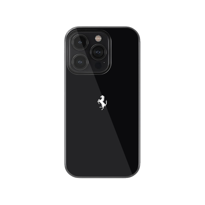 Black Ferrari Logo Phone Case.