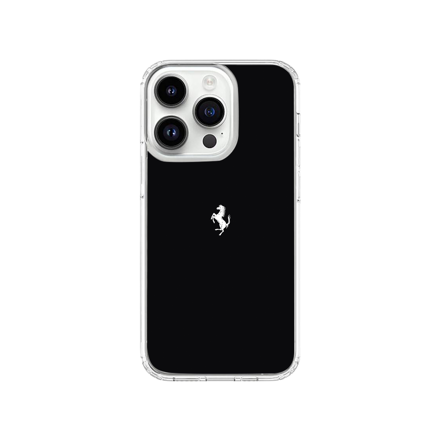 Black Ferrari Logo Phone Case.