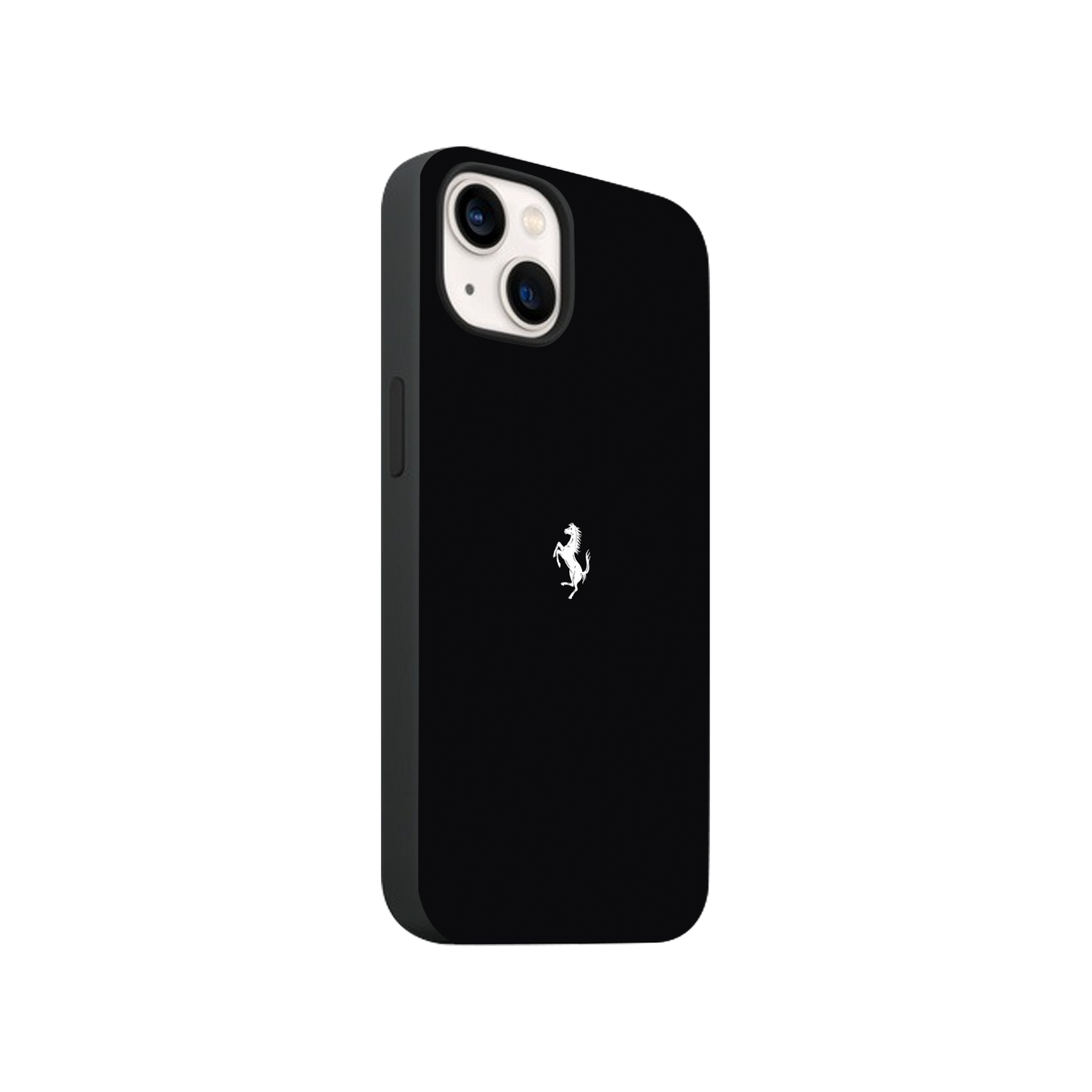 Black Ferrari Logo Phone Case.