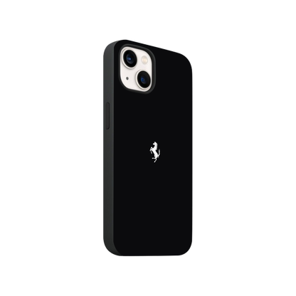 Black Ferrari Logo Phone Case.