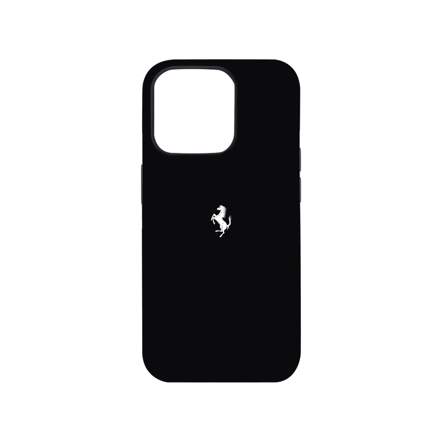 Black Ferrari Logo Phone Case.