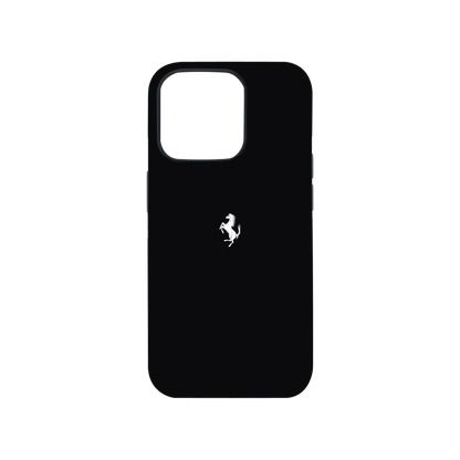 Black Ferrari Logo Phone Case.