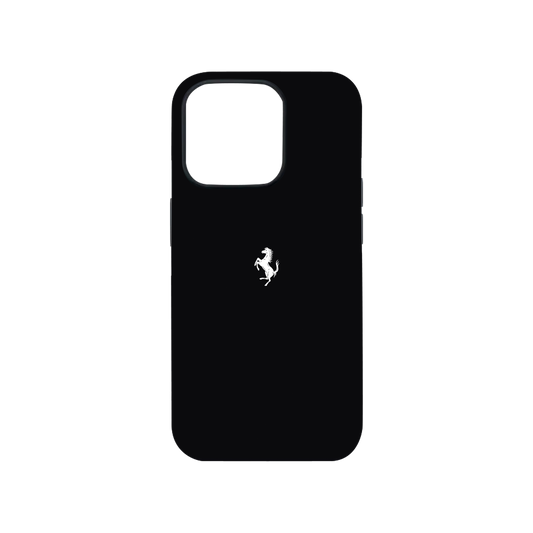 Black Ferrari Logo Phone Case.