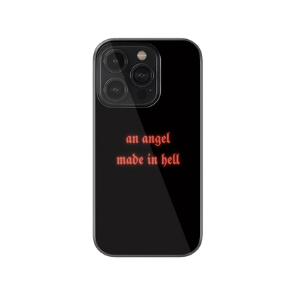 Angle Made in Hell Phone Case.