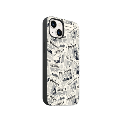 Disney Villains Newspaper Phone Case.