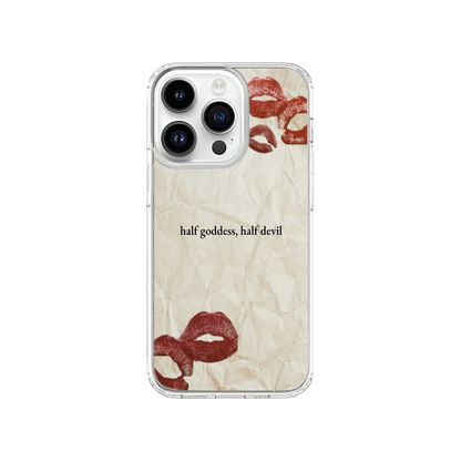 Half Goddess Half Devil Phone Case.