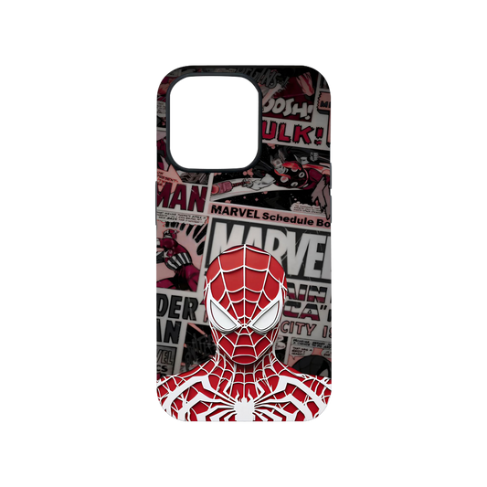 Spiderman comic book art Phone Case.