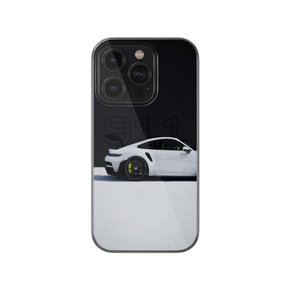 White Porsche 911 Phone Case.