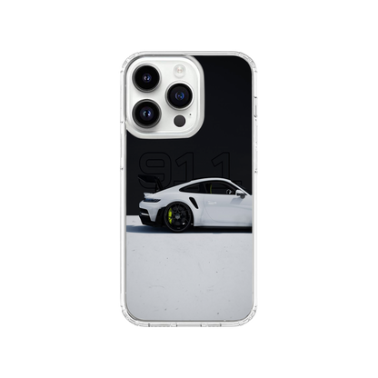 White Porsche 911 Phone Case.
