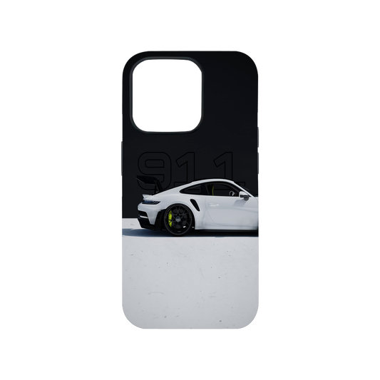 White Porsche 911 Phone Case.
