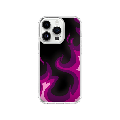 Purple Flames Phone Case.