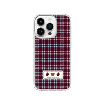 Cute Red Checkered Phone Case.