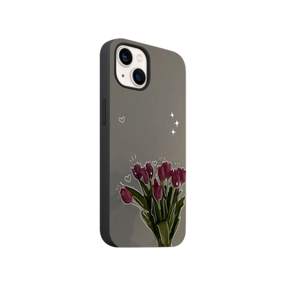 Pink Tulips Phone Case.