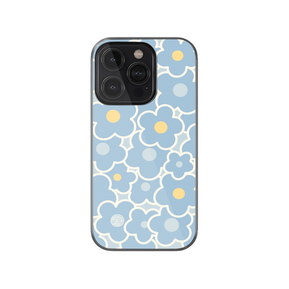 Aesthetic Blue Flowers Phone Case.