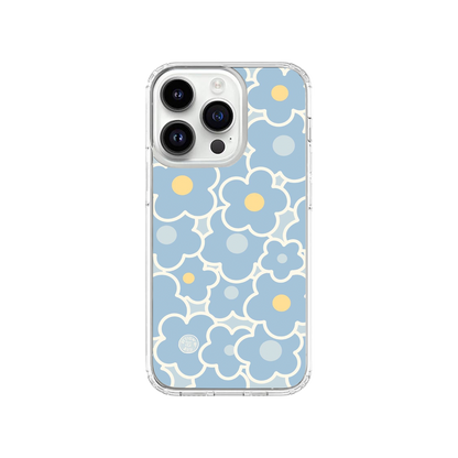 Aesthetic Blue Flowers Phone Case.