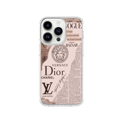 Vintage Brands Aesthetic Phone Case.