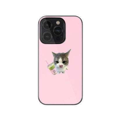 Love You So Matcha Cat Phone Case.