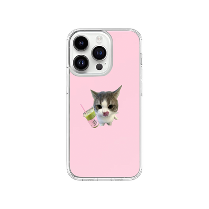 Love You So Matcha Cat Phone Case.