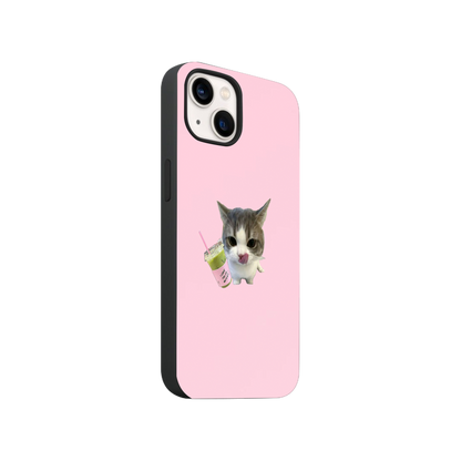 Love You So Matcha Cat Phone Case.