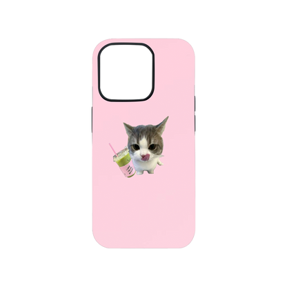 Love You So Matcha Cat Phone Case.