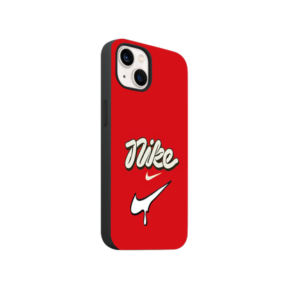 Red Nike Drip Phone Case.