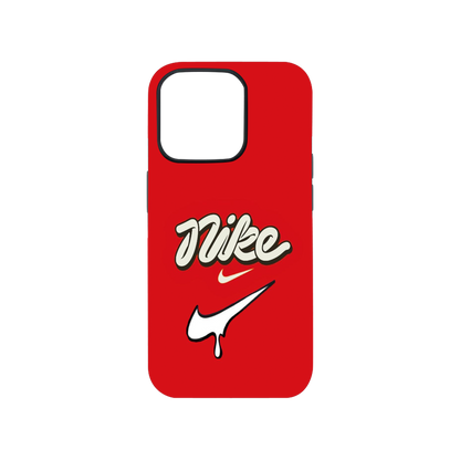 Red Nike Drip Phone Case.