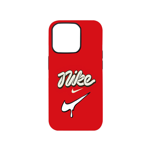 Red Nike Drip Phone Case.