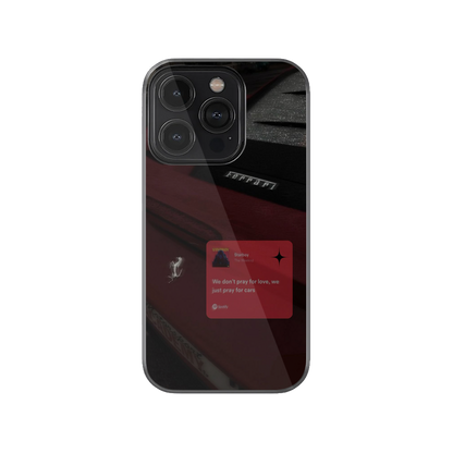 We Just Pray For Cars Ferrari Edition Phone Case.