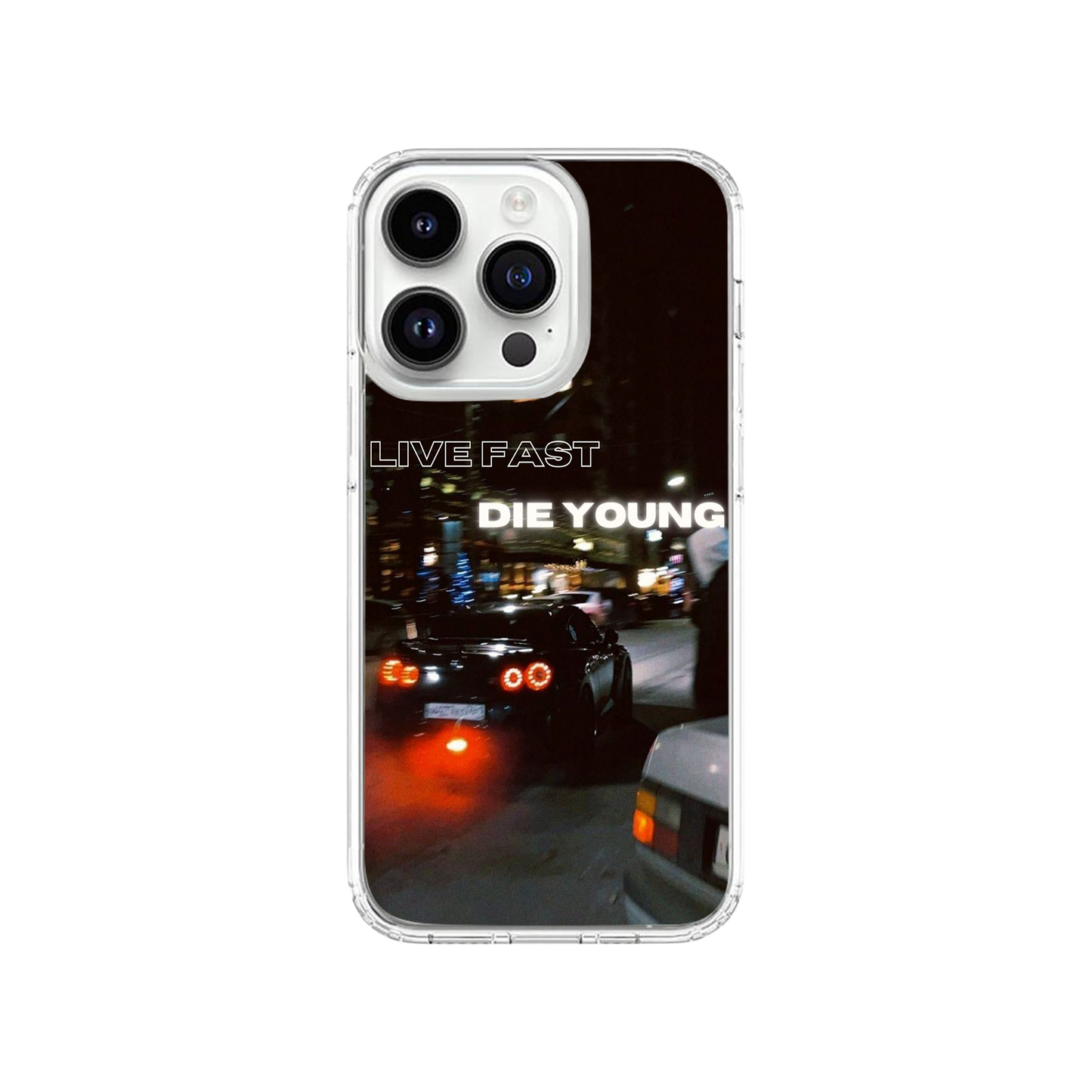 Live Fast Die Young Phone Case.