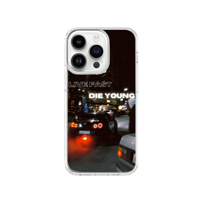 Live Fast Die Young Phone Case.