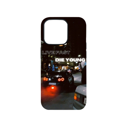 Live Fast Die Young Phone Case.