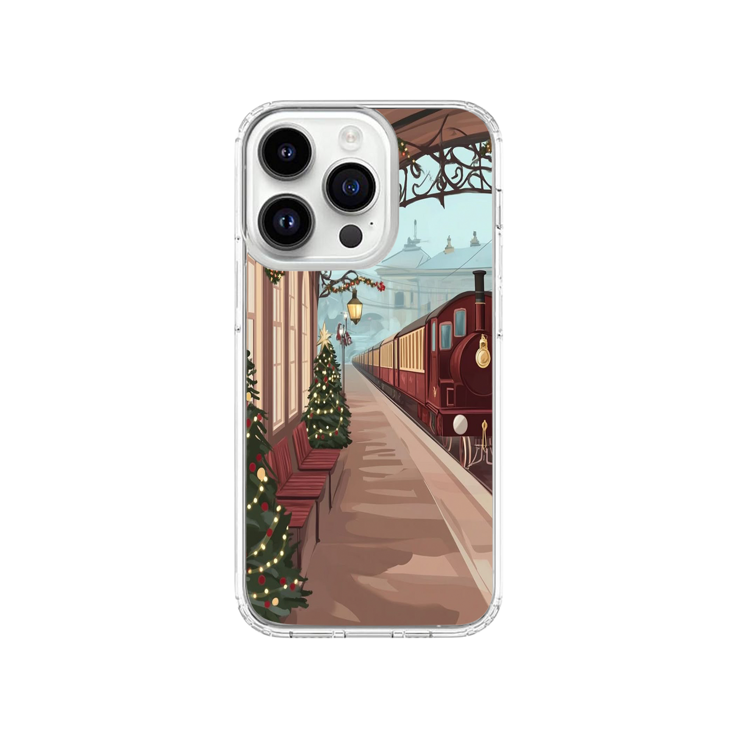 Platform 9¾ Christmas Departure Phone Case.