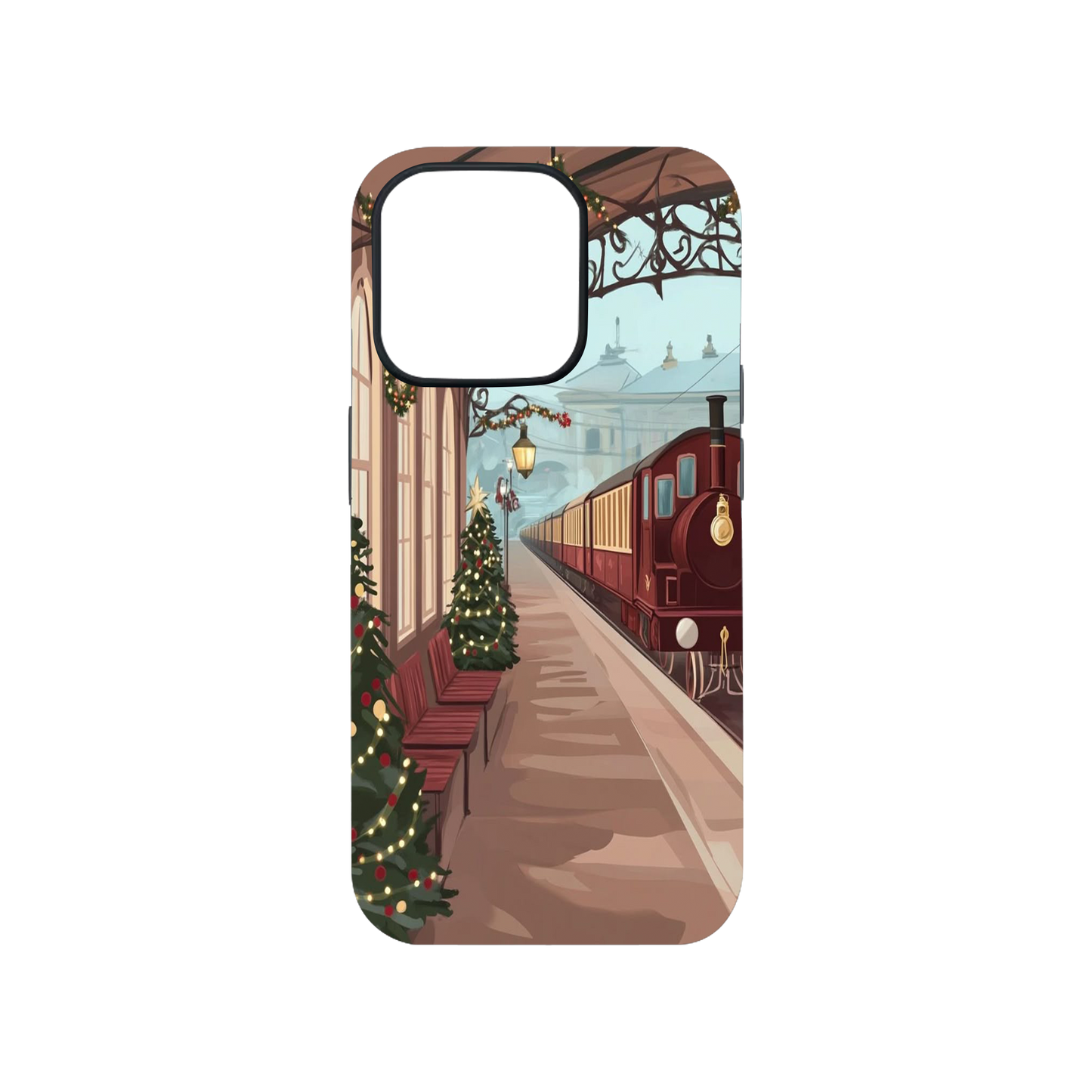Platform 9¾ Christmas Departure Phone Case.