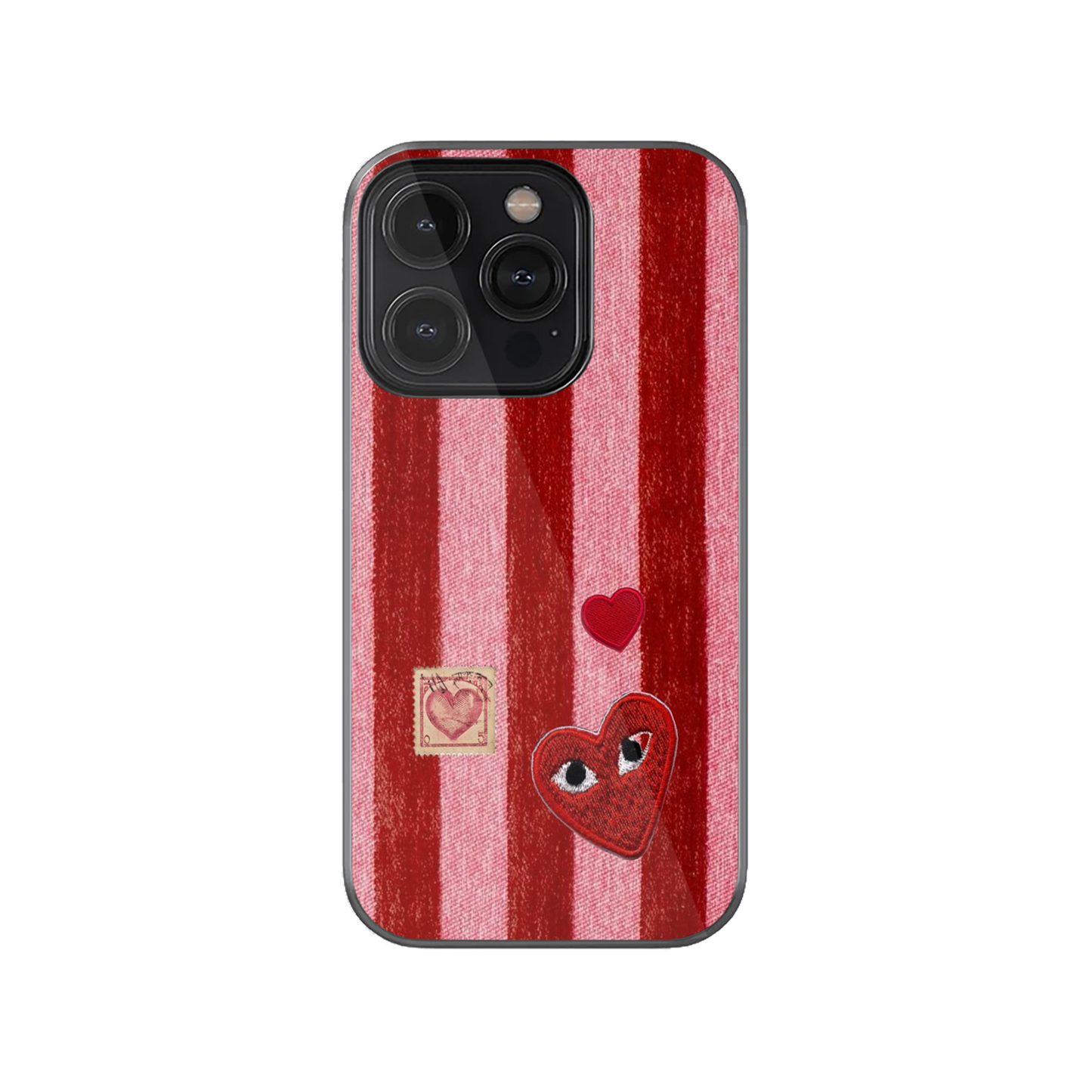 Pinteresty Hearts & Stripes Phone Case.