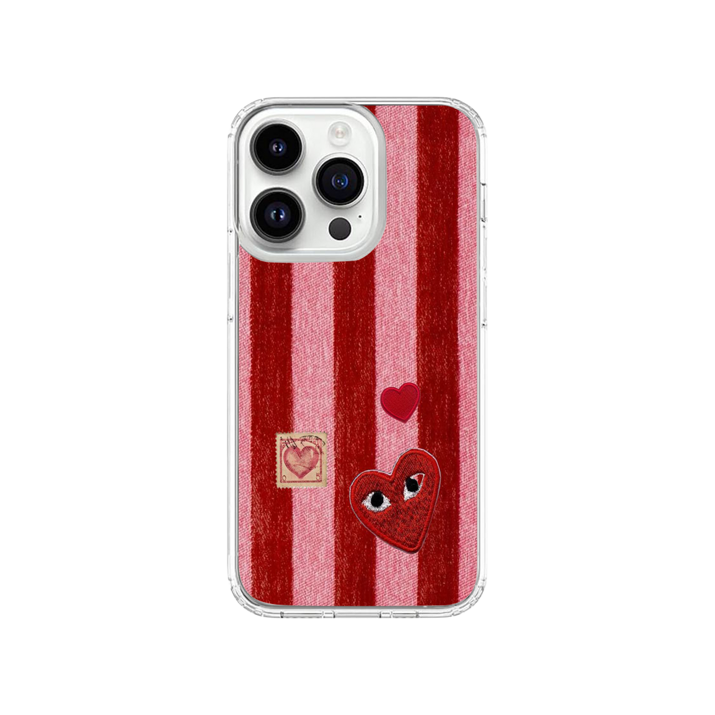 Pinteresty Hearts & Stripes Phone Case.