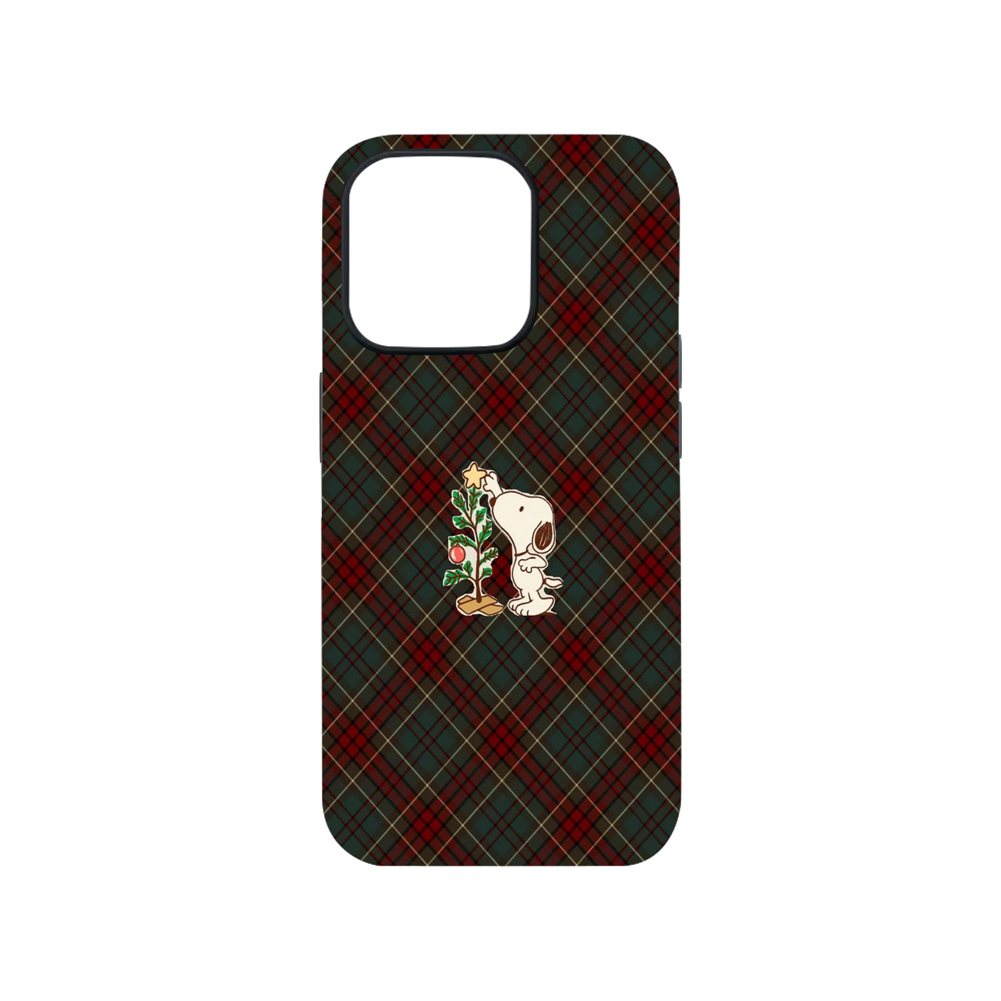 Snoopy Christmas Plaid Phone Case.